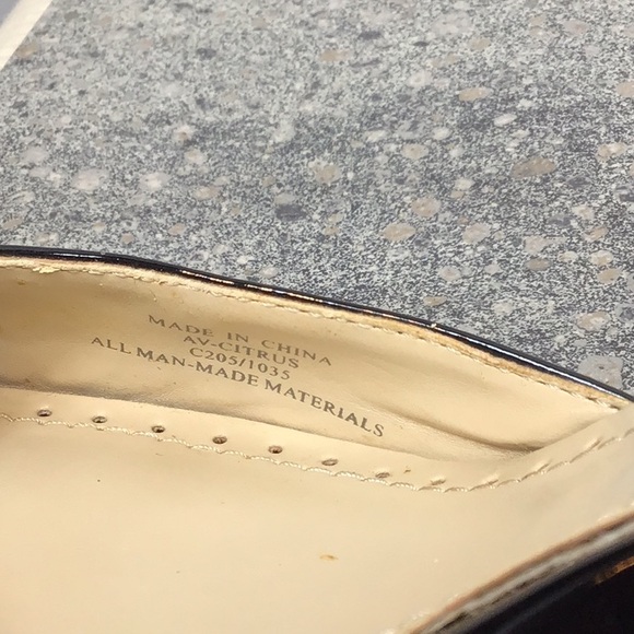 Adrienne Vittadini ‘Citrus’ Black Faux Panted Ankle Strap Point Toe Heels - Picture 5 of 14